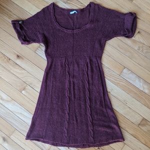Maurices burgundy sweater dress
